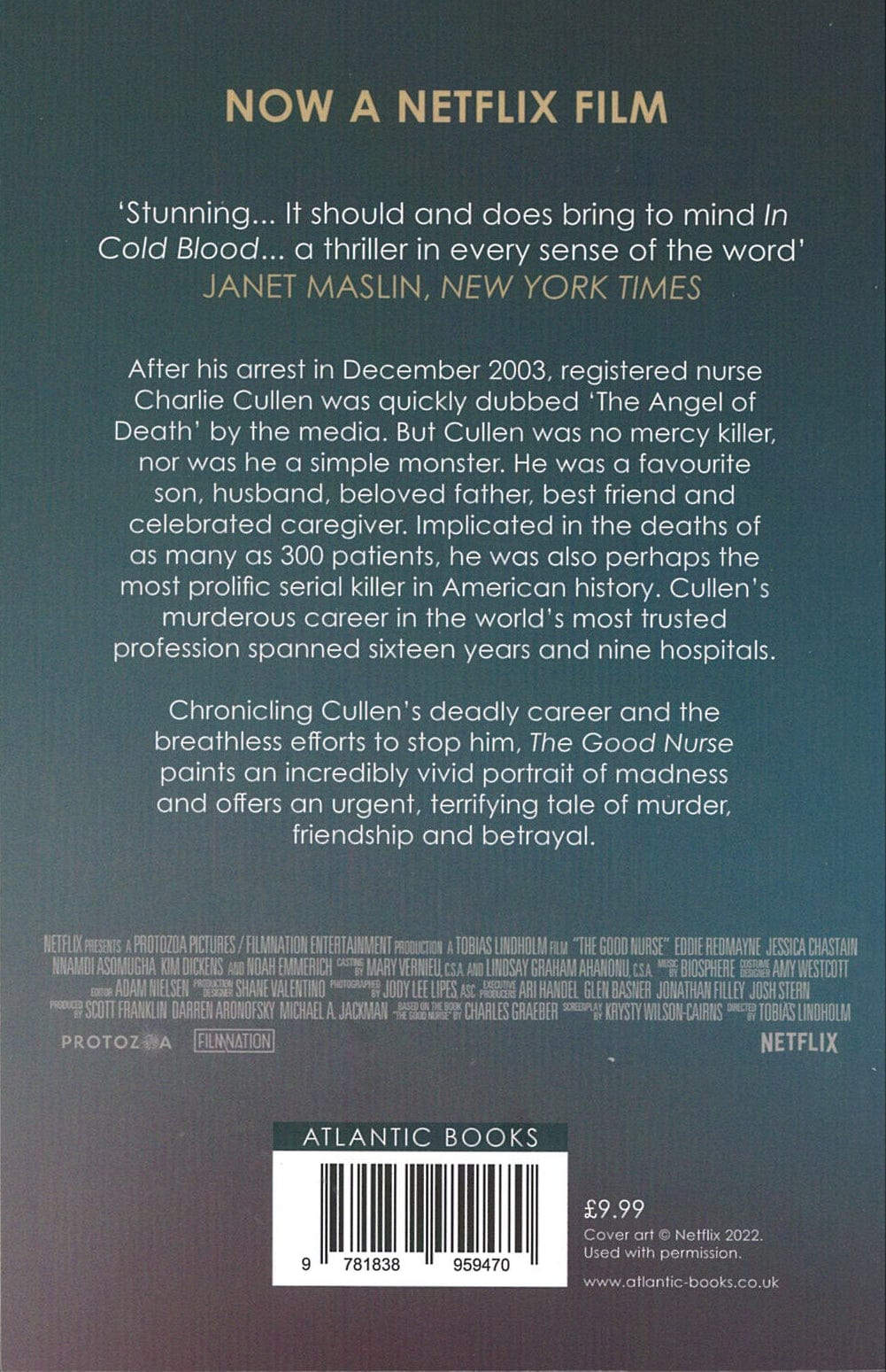 الممرضة الصالحة: قصة حقيقية عن الطب والجنون والقتل