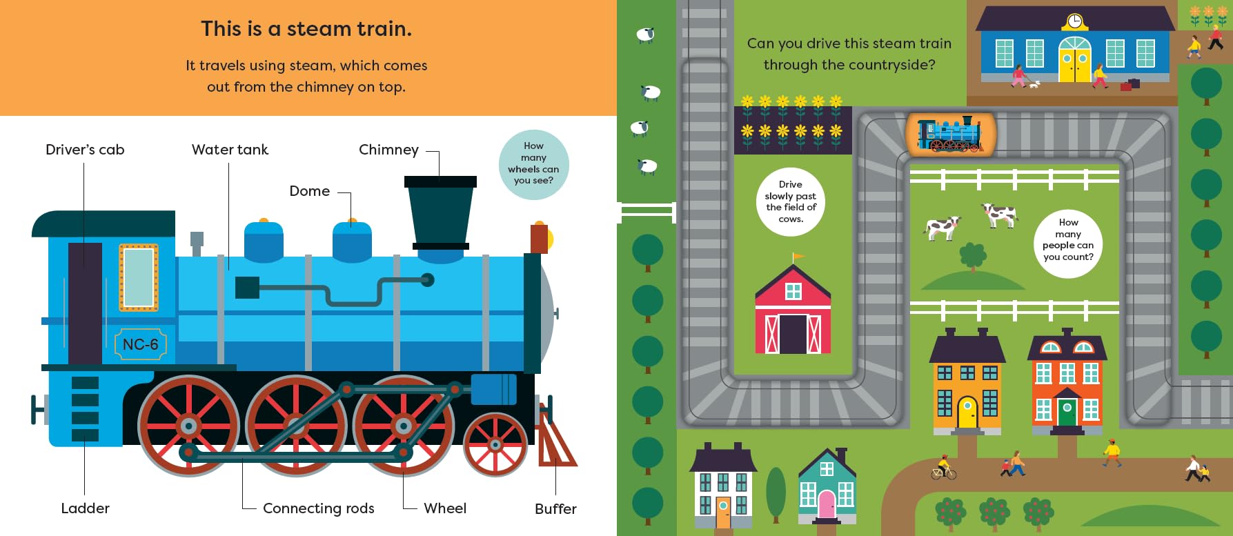 اصنع مسارات: القطارات