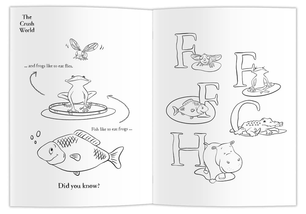 كتاب تلوين سحق الضفدع (سلسلة سحق)