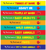 مكتبتي الأولى - مجموعة من 10 كتب (مجموعة صناديق)