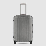 Piquadro PQLM-FRAME 68cm Hardcase Medium Check-In Luggage Trolley Black / Light Brown - BV4427PQLM/NCU