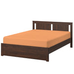 ملاءة سرير قطنية منزلية قطعة واحدة فائقة النعومة بلون الخوخ