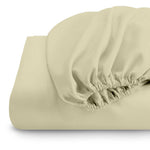 Cotton Home 1-piece Fitted Sheet Super Soft Dark Beige