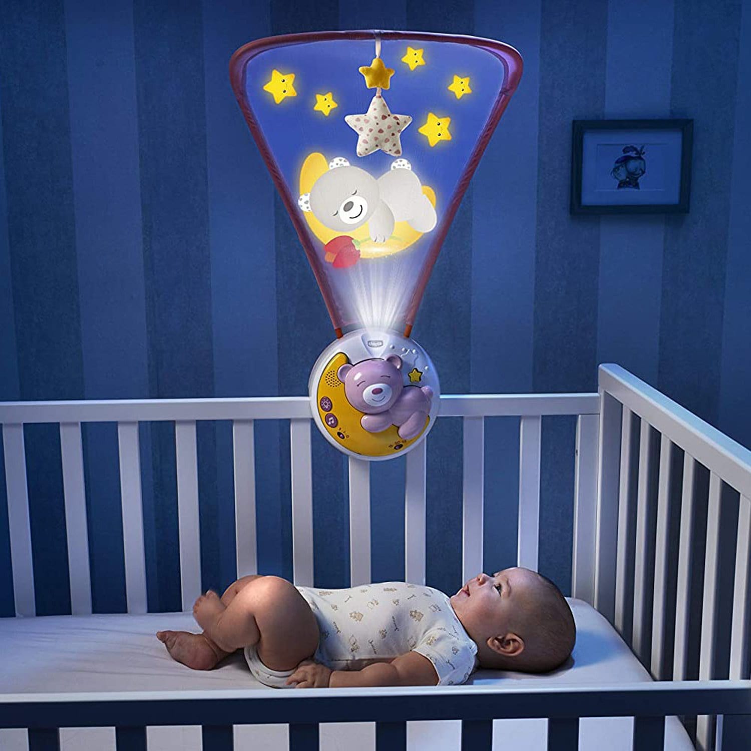 سرير أطفال متنقل من تشيكو نيكست تو دريمز للأطفال من عمر 0 أشهر فما فوق - وردي