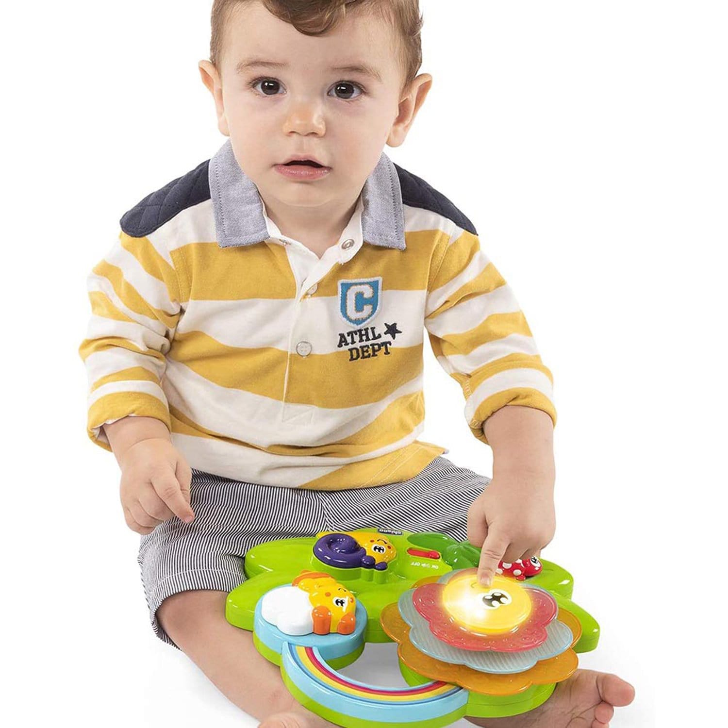 لعبة فرز وتكديس الزهور الحسية من تشيكو، من عمر 6 أشهر إلى 36 شهرًا