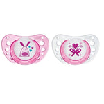 CHICCO SOOTHER PHYSIO AIR LATEX 0-6M PINK 2 PIECES