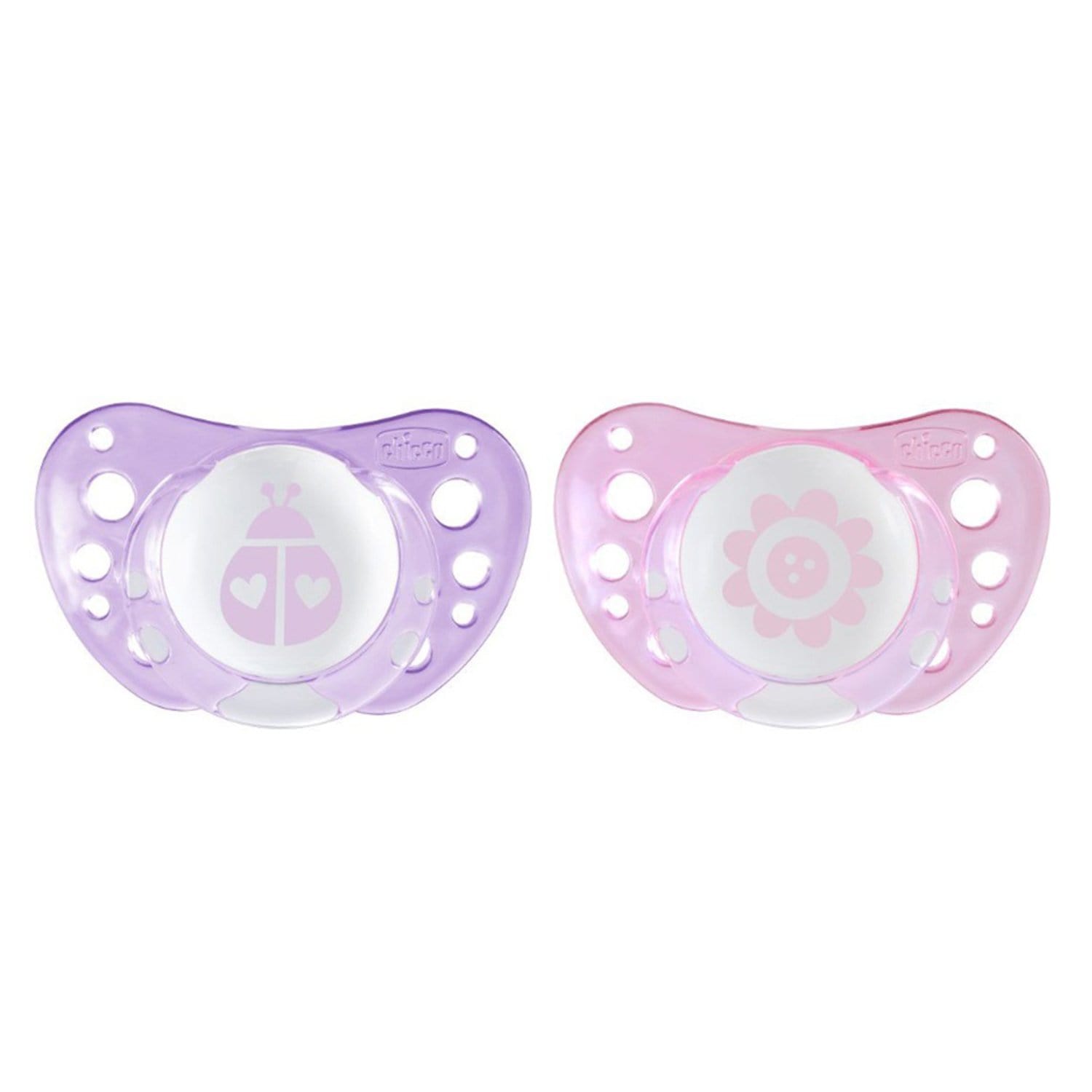 CHICCO SOOTHER PHYSIO AIR PINK SIL 0-6M 2PCS