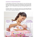 وسادة شيكو بوبي مع غطاء قطني بطبعة قمر ونجوم