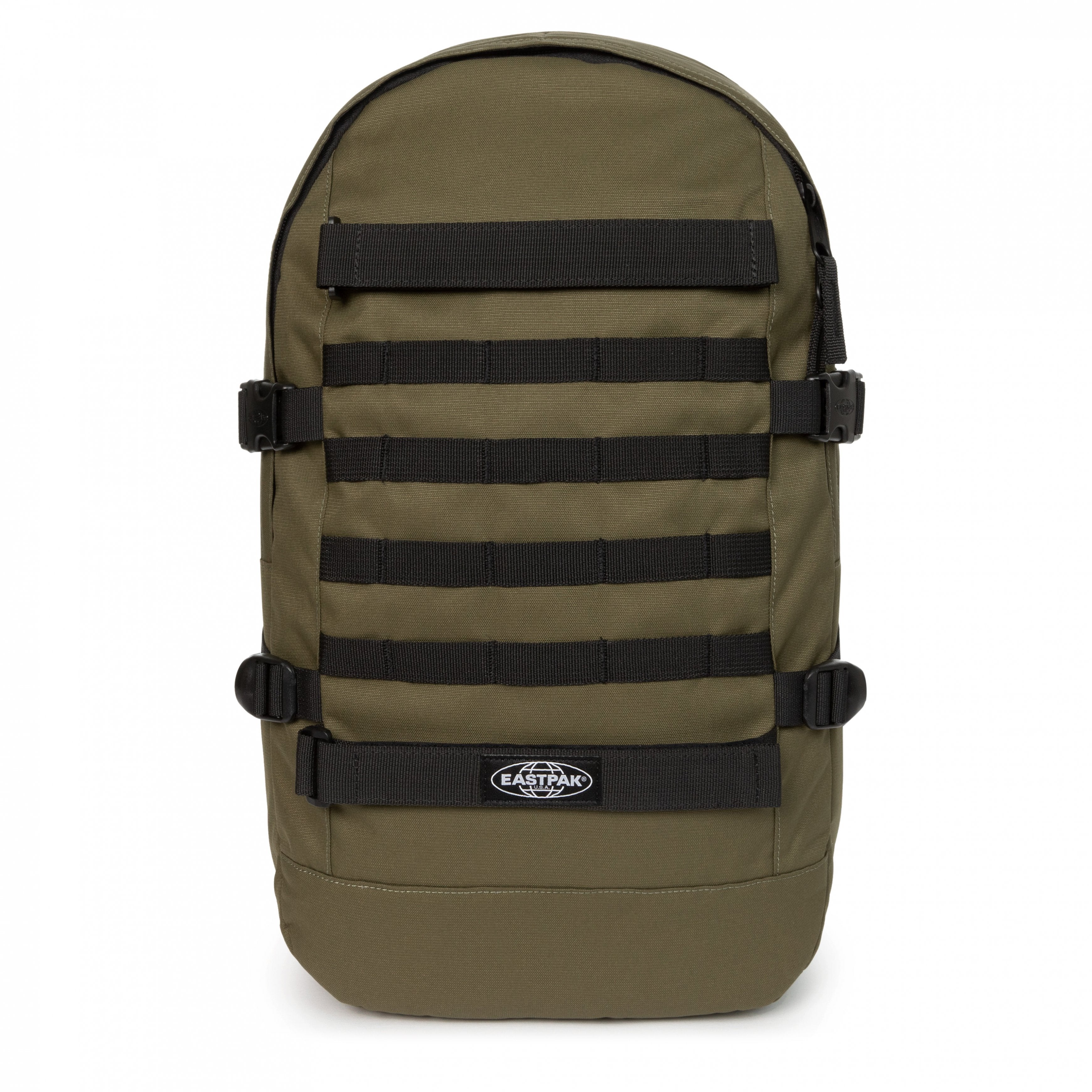 Eastpak-Floid Tact L-Medium backpack with bottle holder and laptop sleeve-Cs Mono Army-EK00024FO301