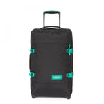 Eastpak-Tranverz S-Cabin sized wheeled luggage-Kontrast Stripe Black-EK00061L9J41