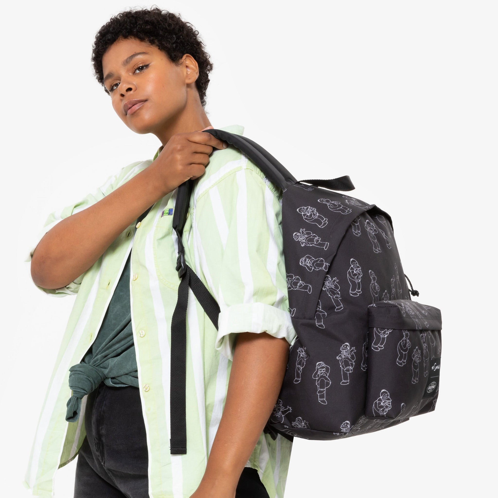 Eastpak Padded Pak'R Medium Backpack The Simpsons Black EK0006207A1