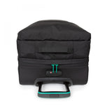 حقيبة سفر إيستباك ترانفرز إم كونتراست سترايب سوداء متوسطة الحجم بعجلات - EK00062L9J41