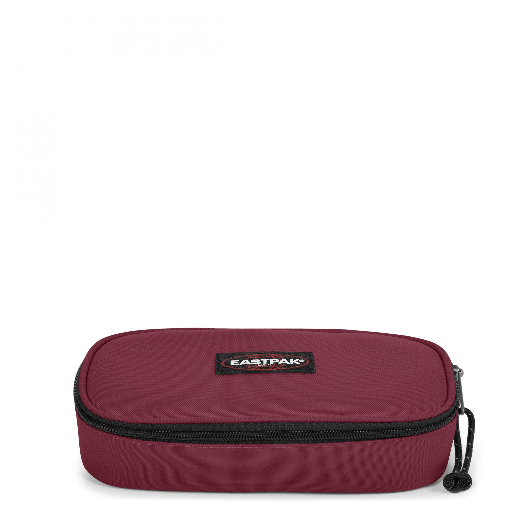 EASTPAK-Oval Single-Hard Pencil Case-Bushy Burgundy-EK0007172A9