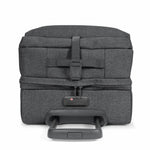 حقيبة سفر إيستباك دبل ترانفرز متوسطة الحجم، لون أسود من قماش الدنيم - EK0A5B8877H1