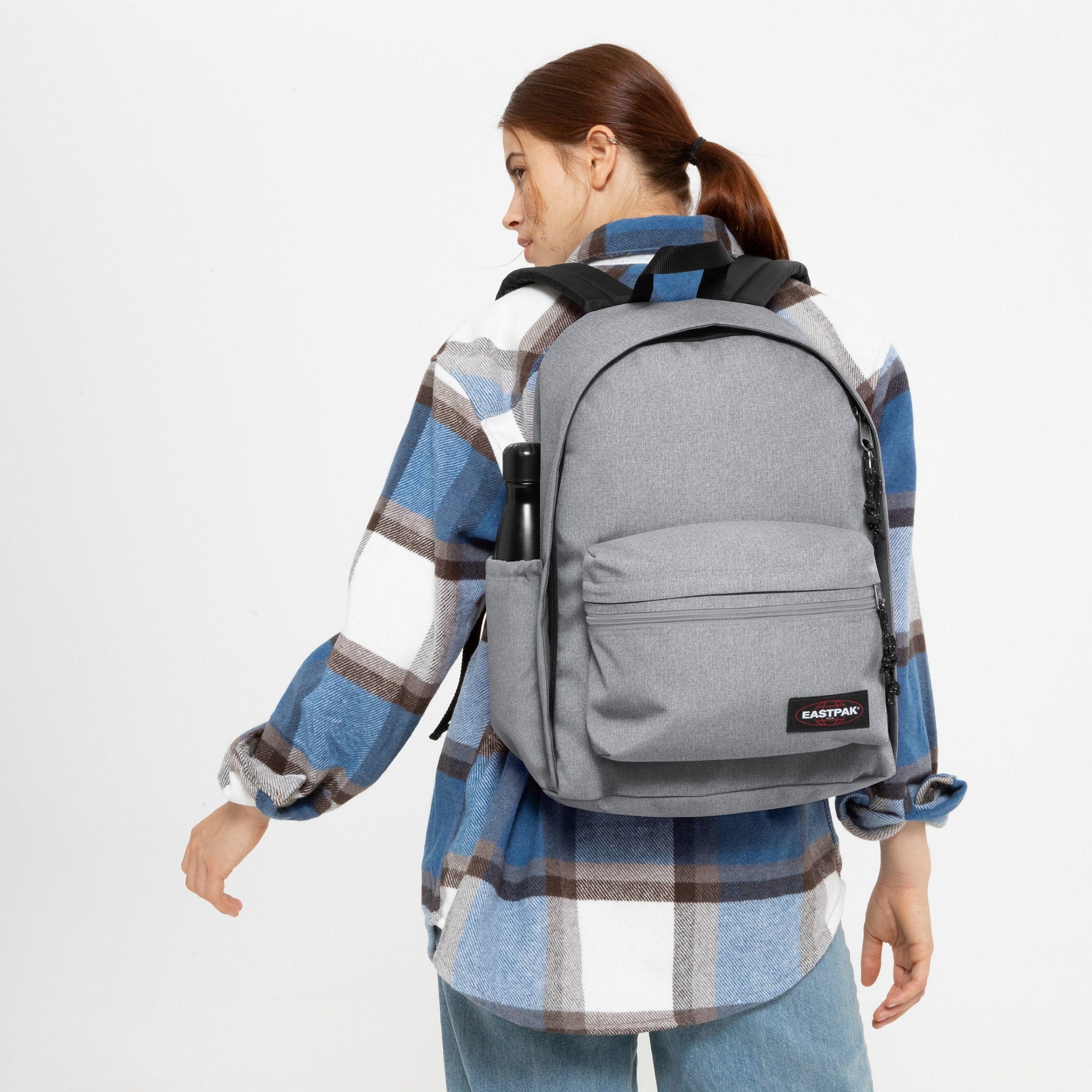 EASTPAK-Office Zippl'R-Medium Laptop Backpack-Sunday Grey-EK0A5BBJ363