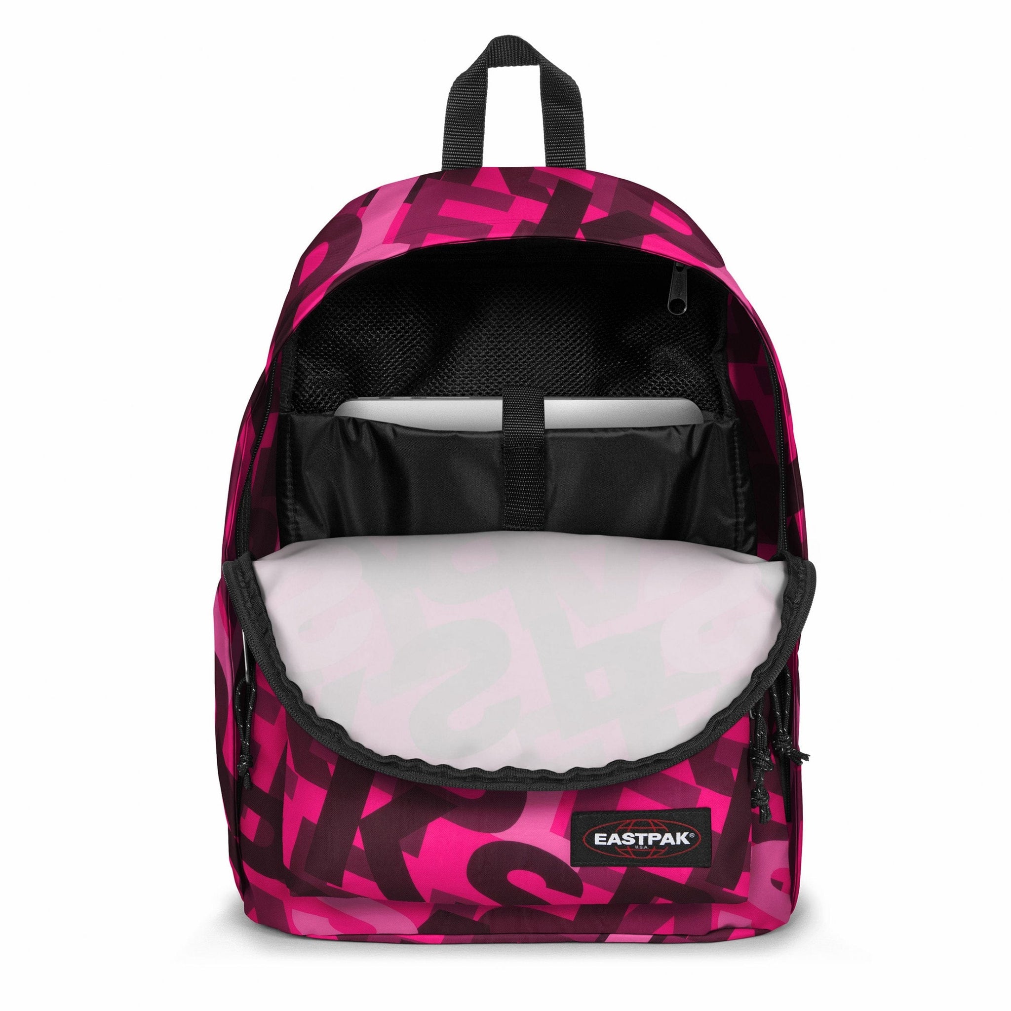 EASTPAK-Office Zippl'R-Medium Laptop Backpack-Letter Pink-EK0A5BBJU33