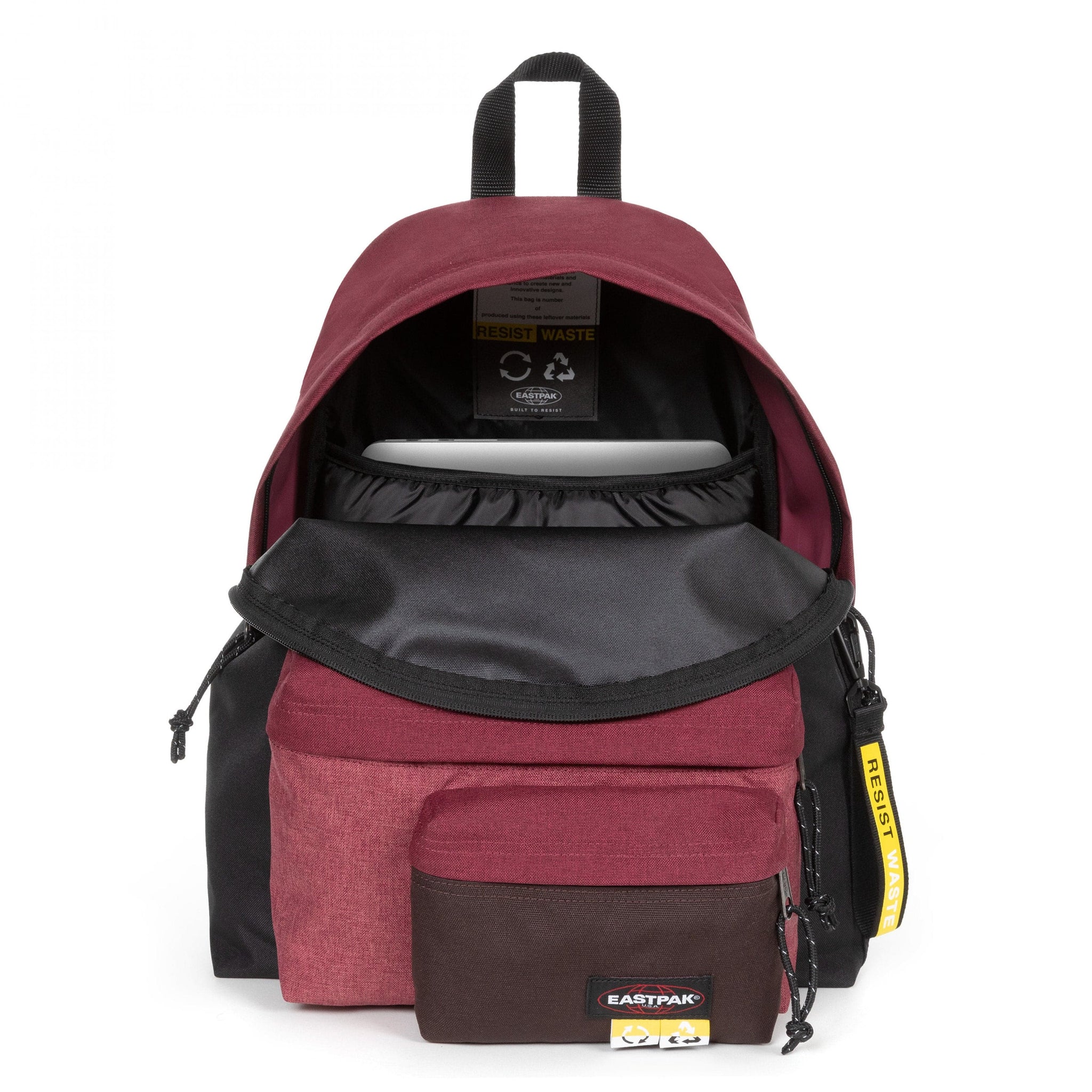 حقيبة ظهر Eastpak Padded Pocket'R RW للكمبيوتر المحمول متوسطة الحجم باللون العنابي - EK0A5BFT4E7
