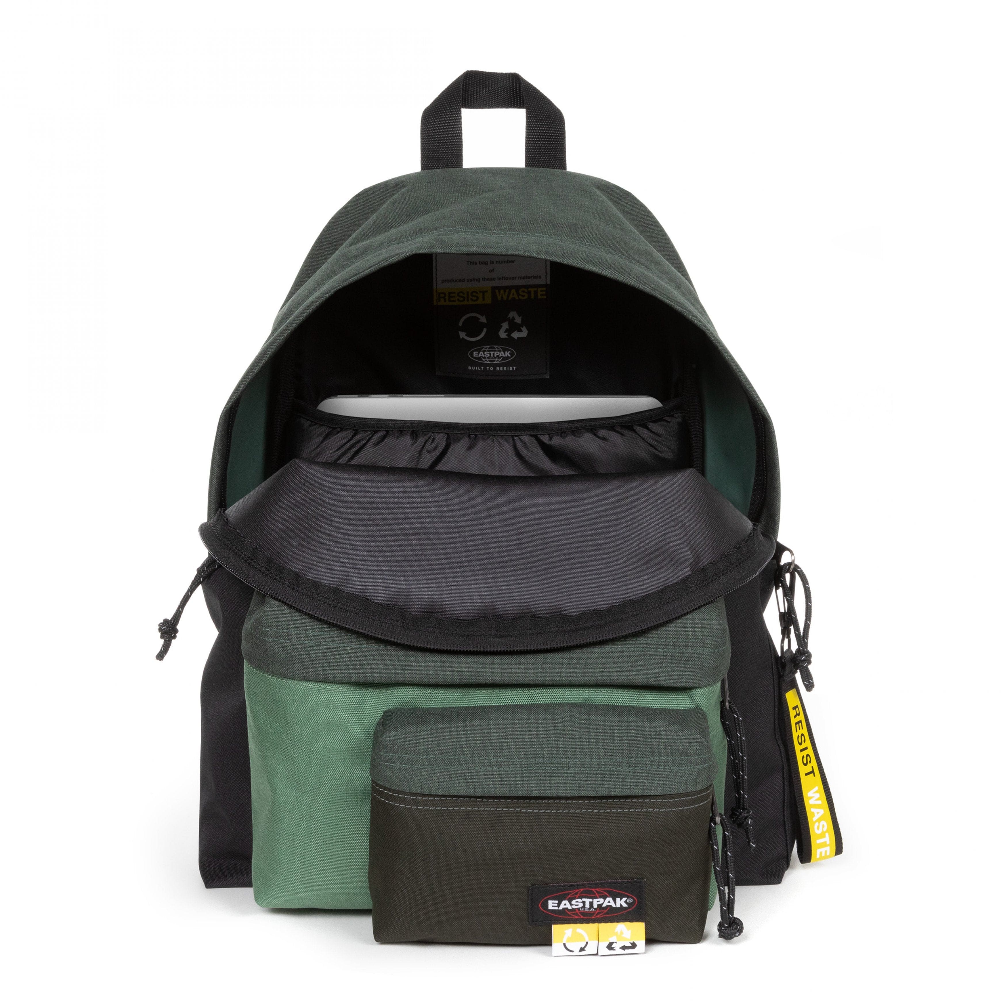 حقيبة ظهر Eastpak Padded Pocket'R RW للكمبيوتر المحمول متوسطة الحجم باللون الكاكي - EK0A5BFT4E8