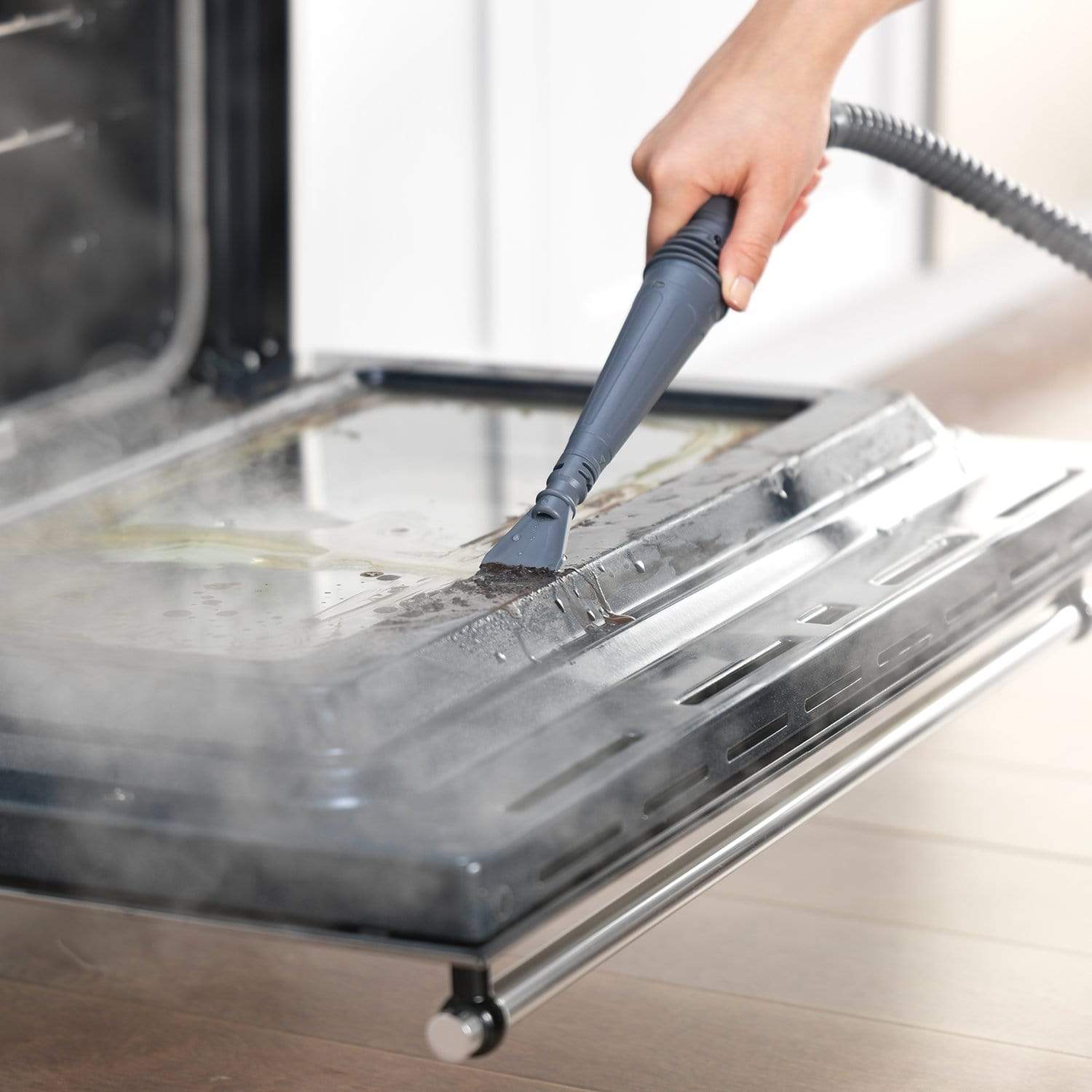 ممسحة بخارية هوفر 2 في 1 مع مكنسة كهربائية يدوية قابلة للفصل