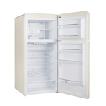 ثلاجة هوفر 326 لتر بتصميم كلاسيكي مع فريزر علوي