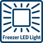 ثلاجة وفريزر بوش قائمة بذاتها سعة 687 لترًا