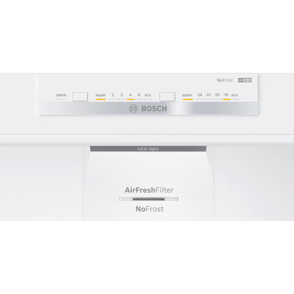 ثلاجة بوش من السلسلة 4 ذات الفريزر السفلي