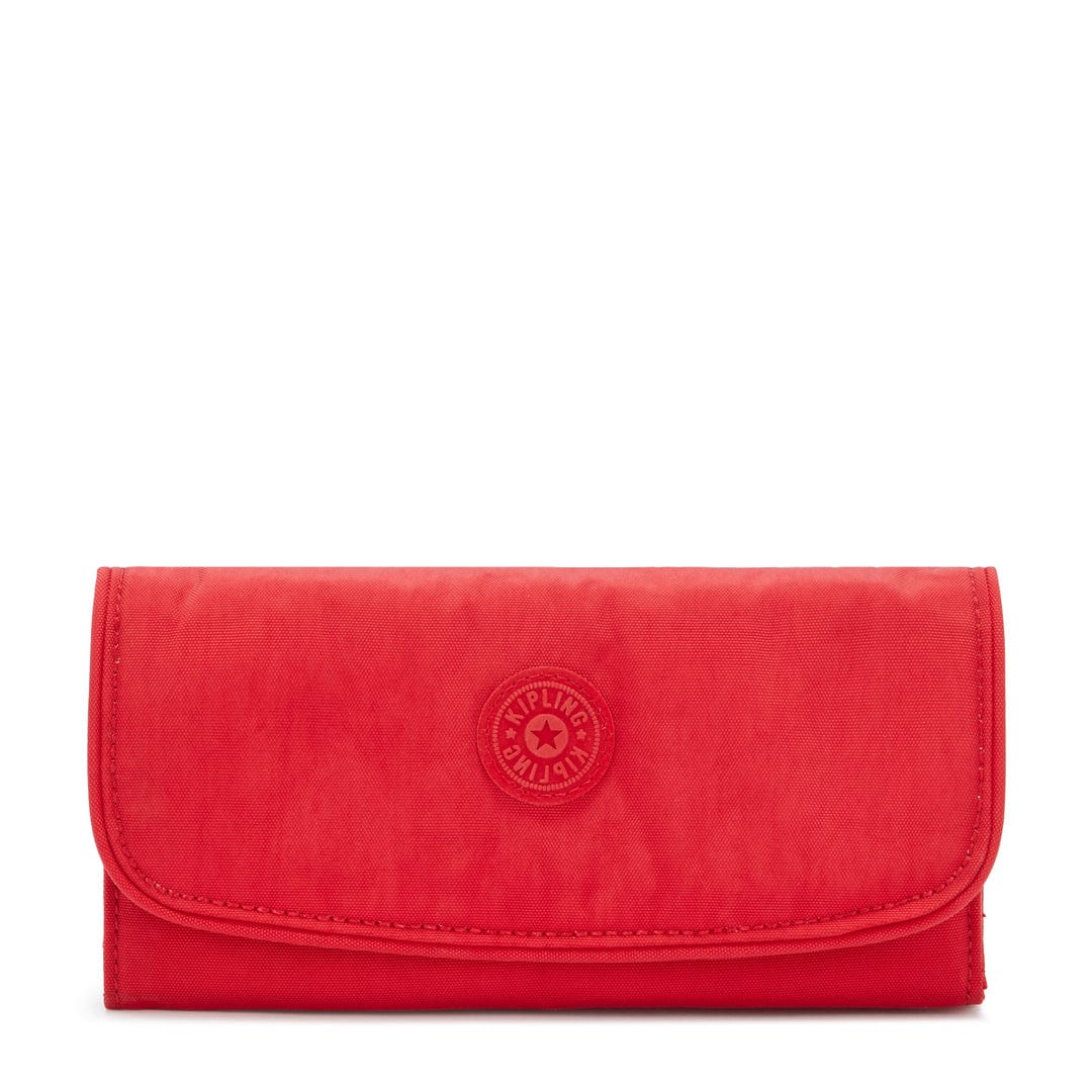 KIPLING-MONEY LAND-Large Wallet-Red Rouge-I4191-Z33