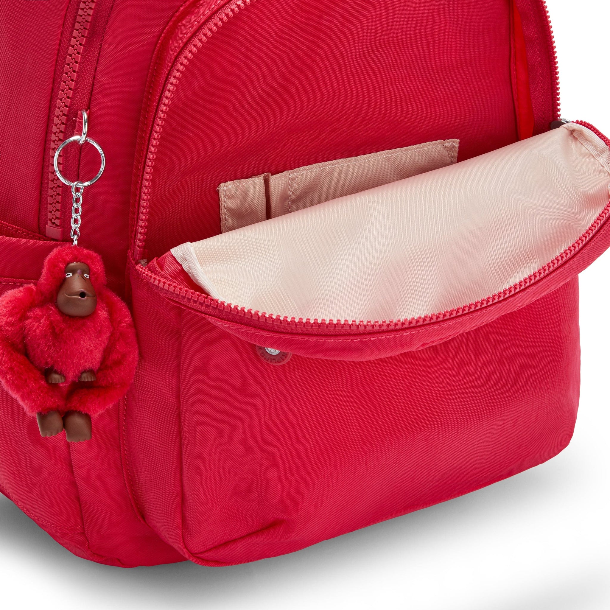 حقيبة ظهر كيبلينج سيول كبيرة وردية اللون C2I5140-09F