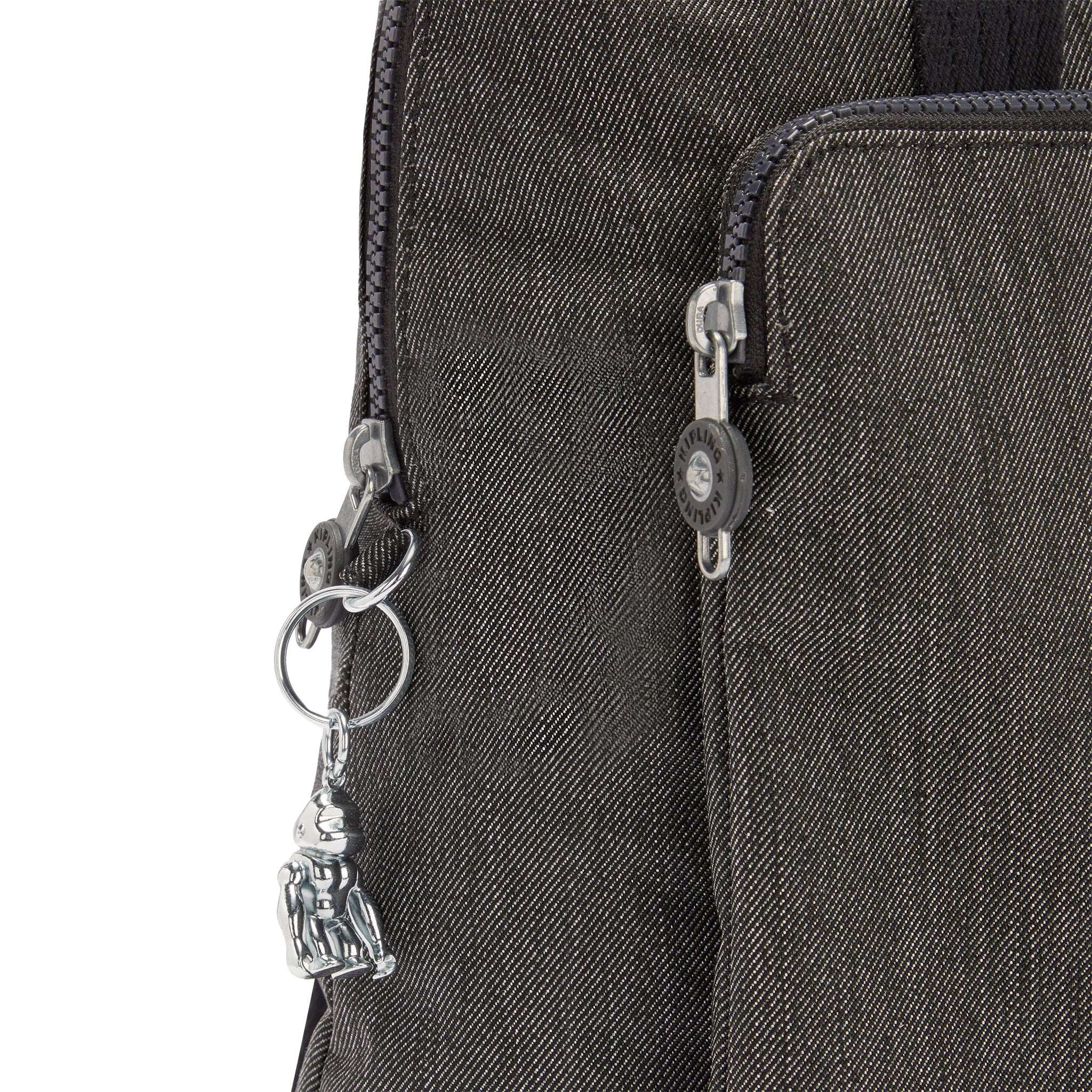 حقيبة ظهر Kipling Kazuki Black Peppery مع جراب كمبيوتر محمول C2I5923-78S