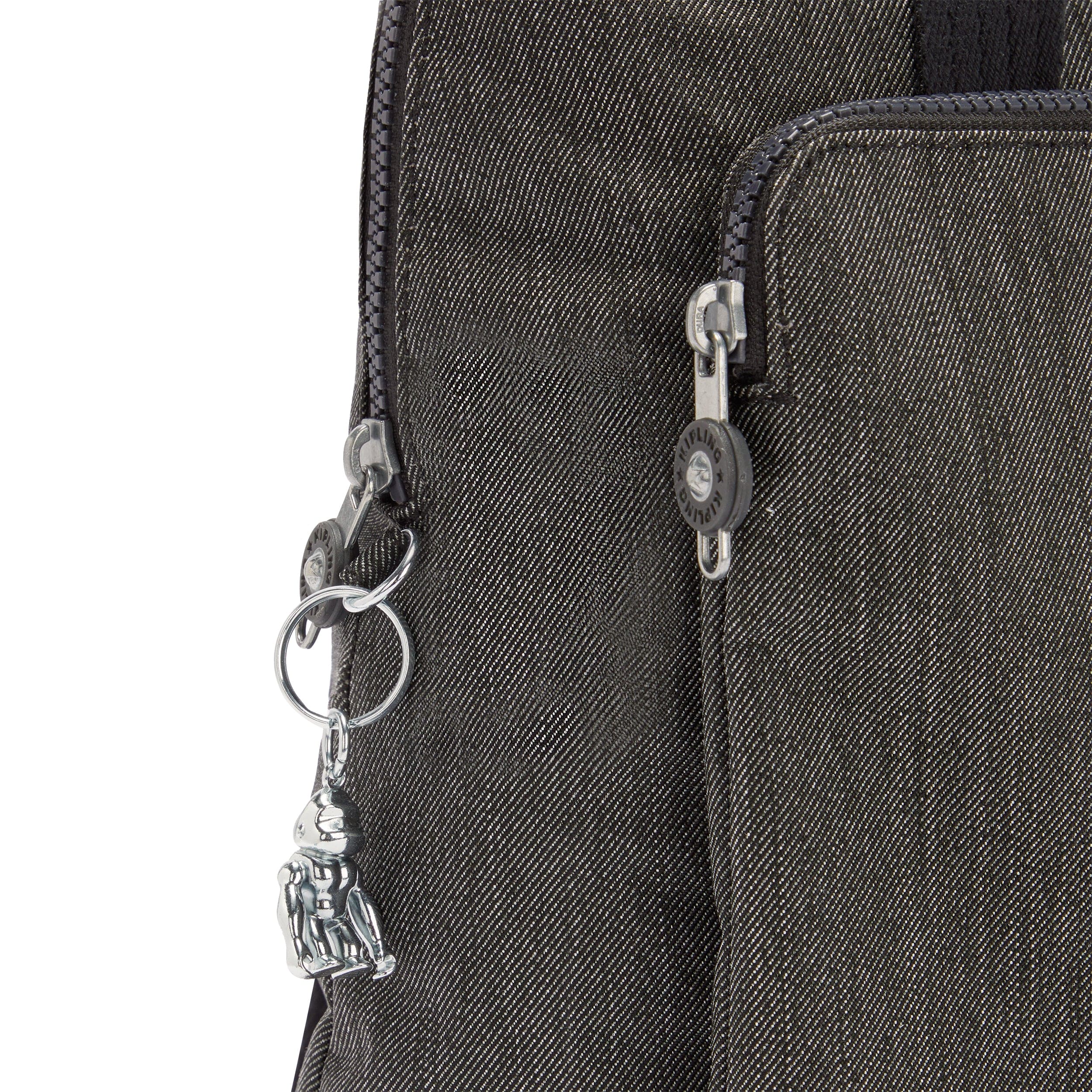 حقيبة ظهر Kipling Kazuki Black Peppery مع جراب كمبيوتر محمول C2I5923-78S