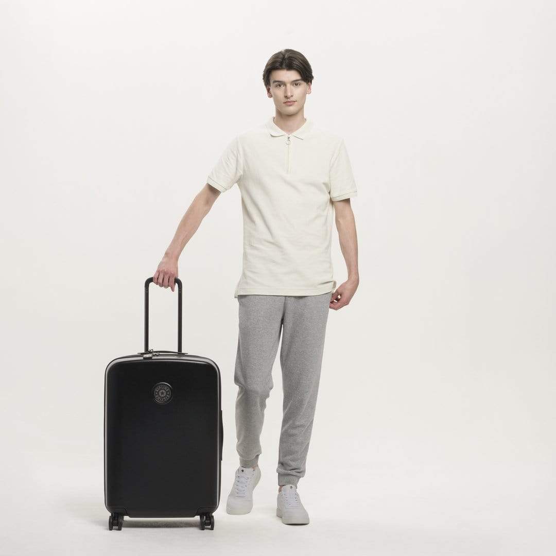 حقيبة كيبلينج كيوريوسيتي إم سوداء متوسطة الحجم بعجلات C2I7434-P39