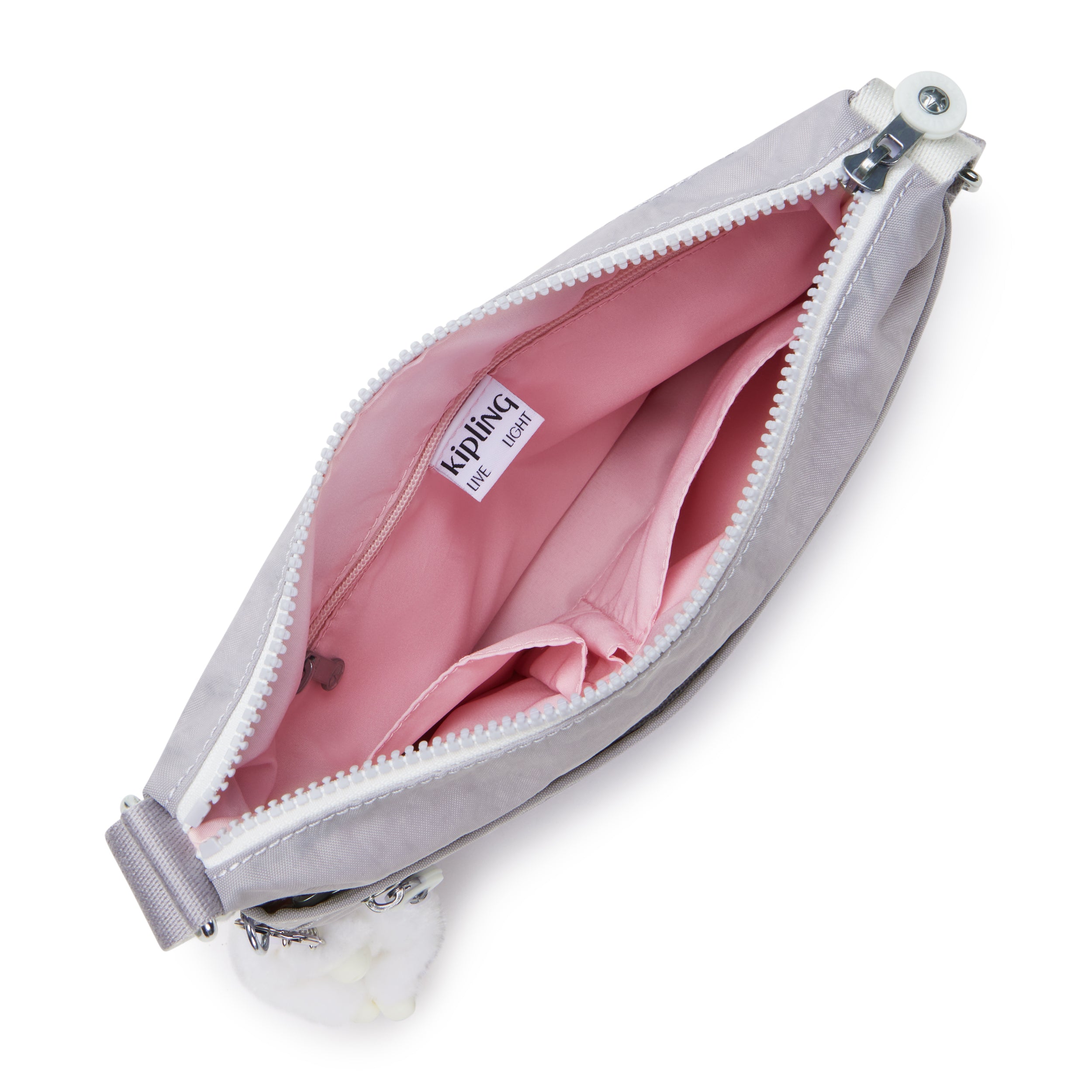 حقيبة كروس بودي متوسطة الحجم من كيبلينج أرتو تندر رمادية اللون C219911-1FB