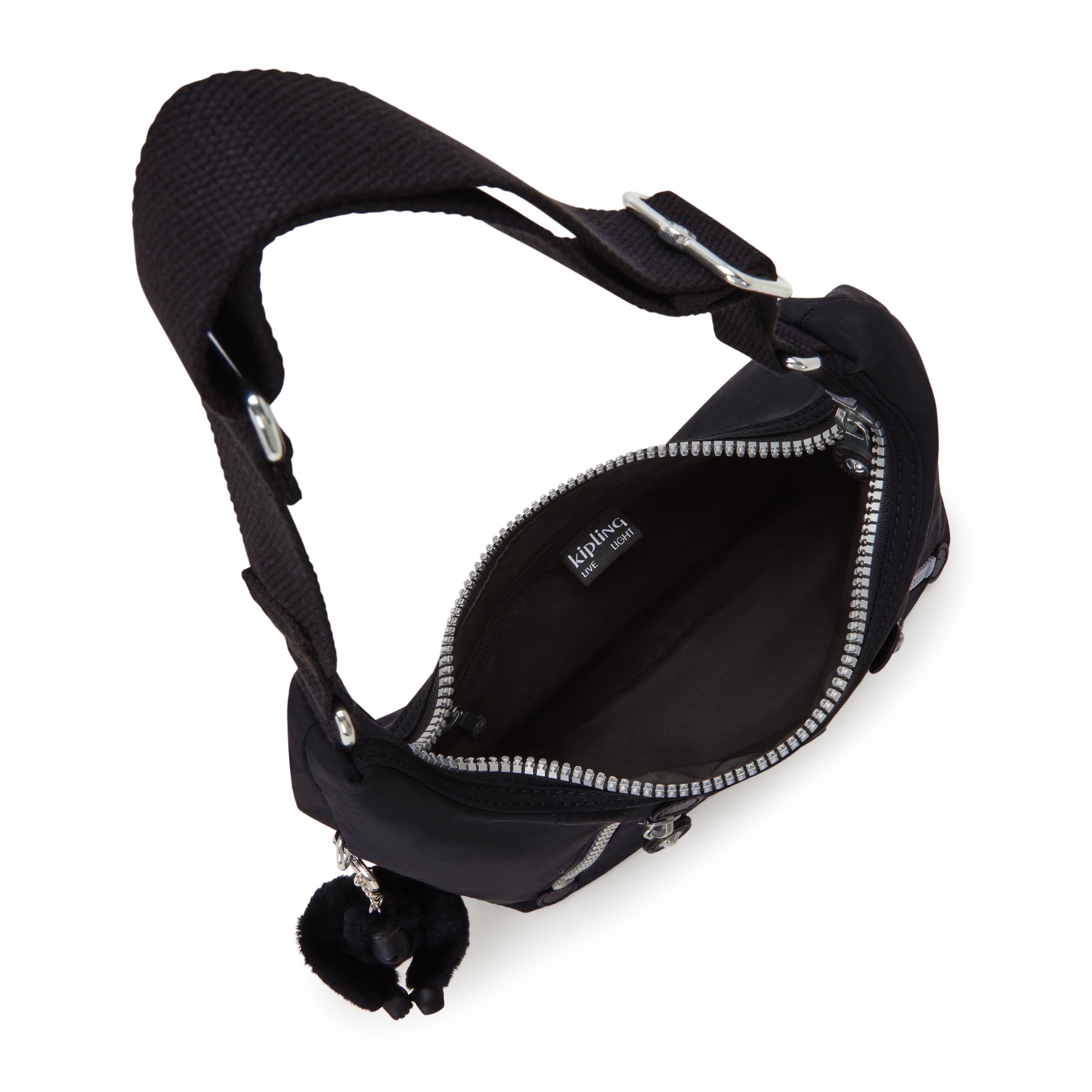 حقيبة كتف صغيرة نيكي رابيد سوداء من كيبلينج C2I4216-1RE