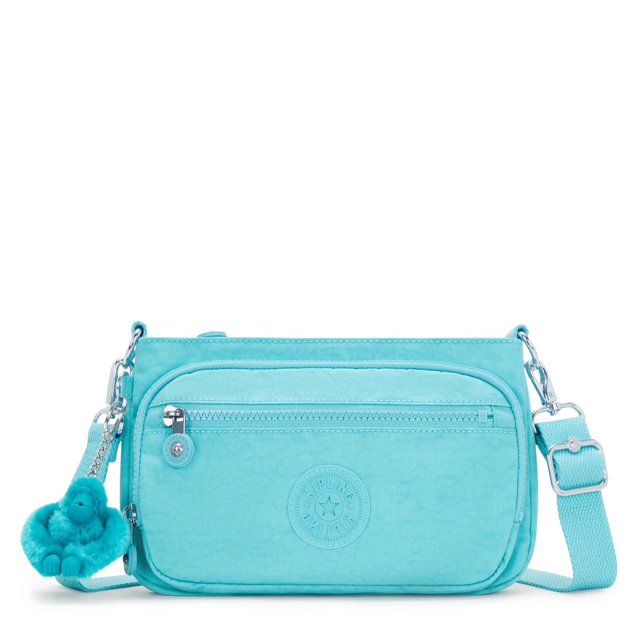 KIPLING-Milos Up-Small shoulderbag (with removable strap)-Deepest Aqua-I4378-T6E