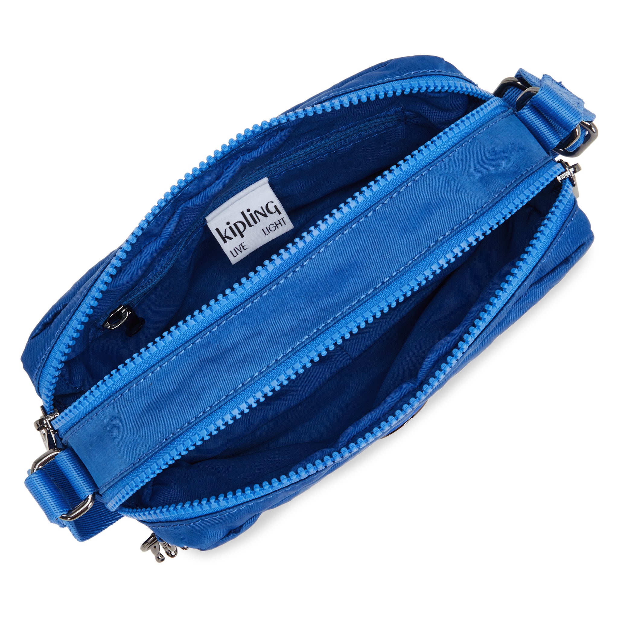 حقيبة كروس صغيرة من كيبلينج ميلدا بلون أزرق ساتان C2I4768-S9H