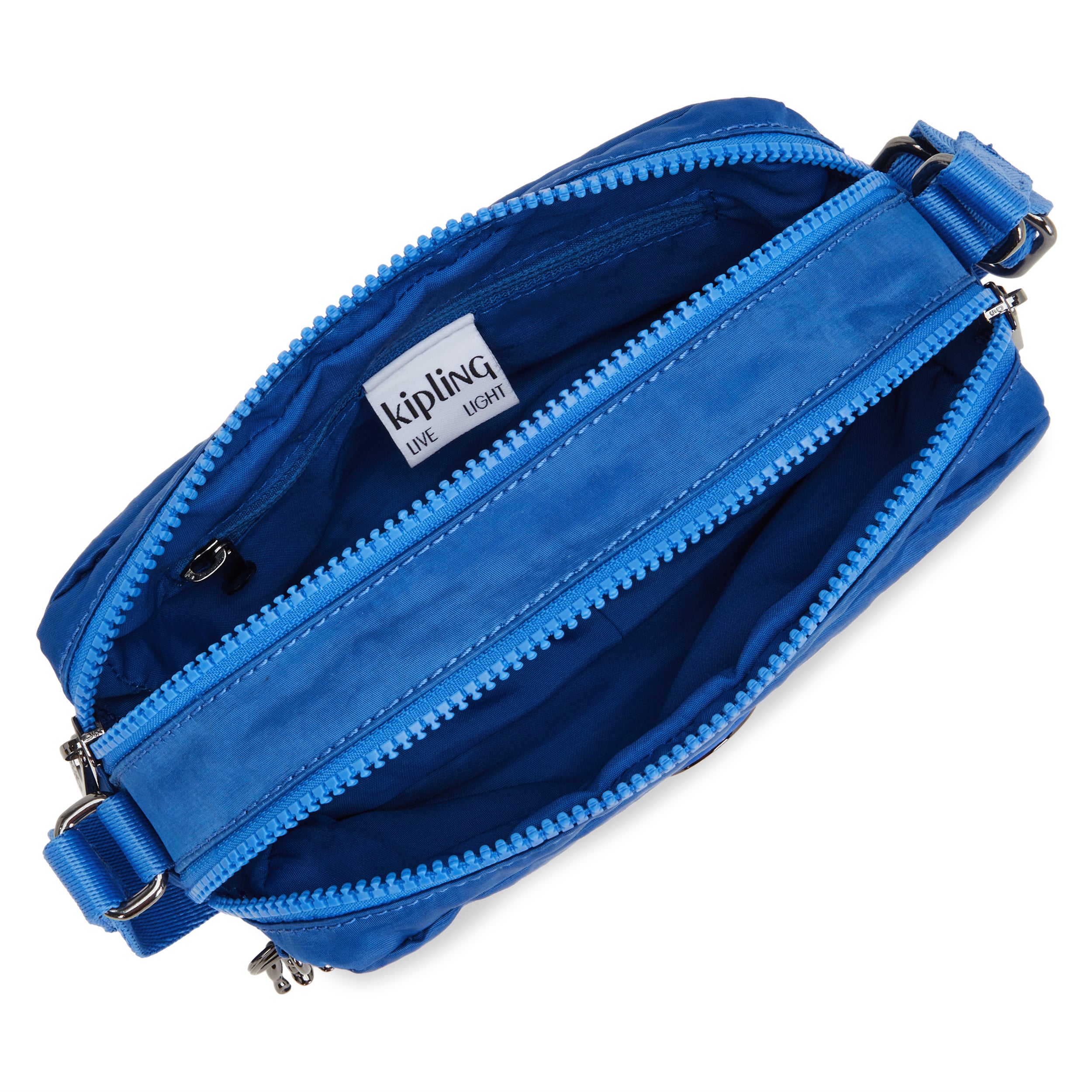 حقيبة كروس صغيرة من كيبلينج ميلدا بلون أزرق ساتان C2I4768-S9H