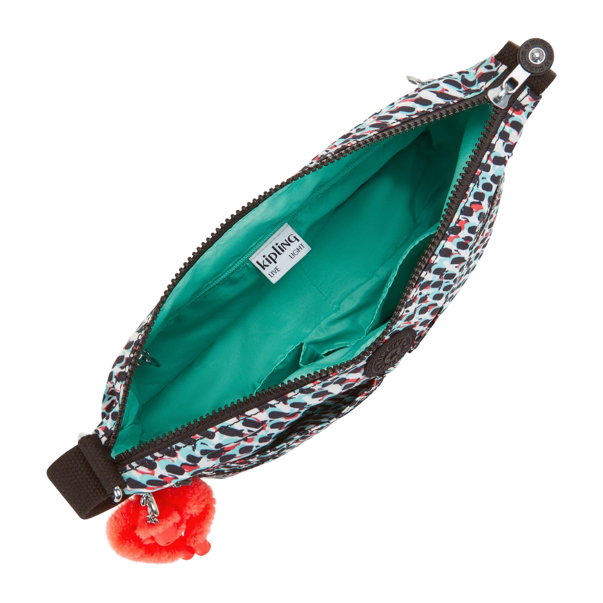 حقيبة كتف متوسطة الحجم بطبعة تجريدية من كيبلينج إيزيلاه C2I5034-GN6