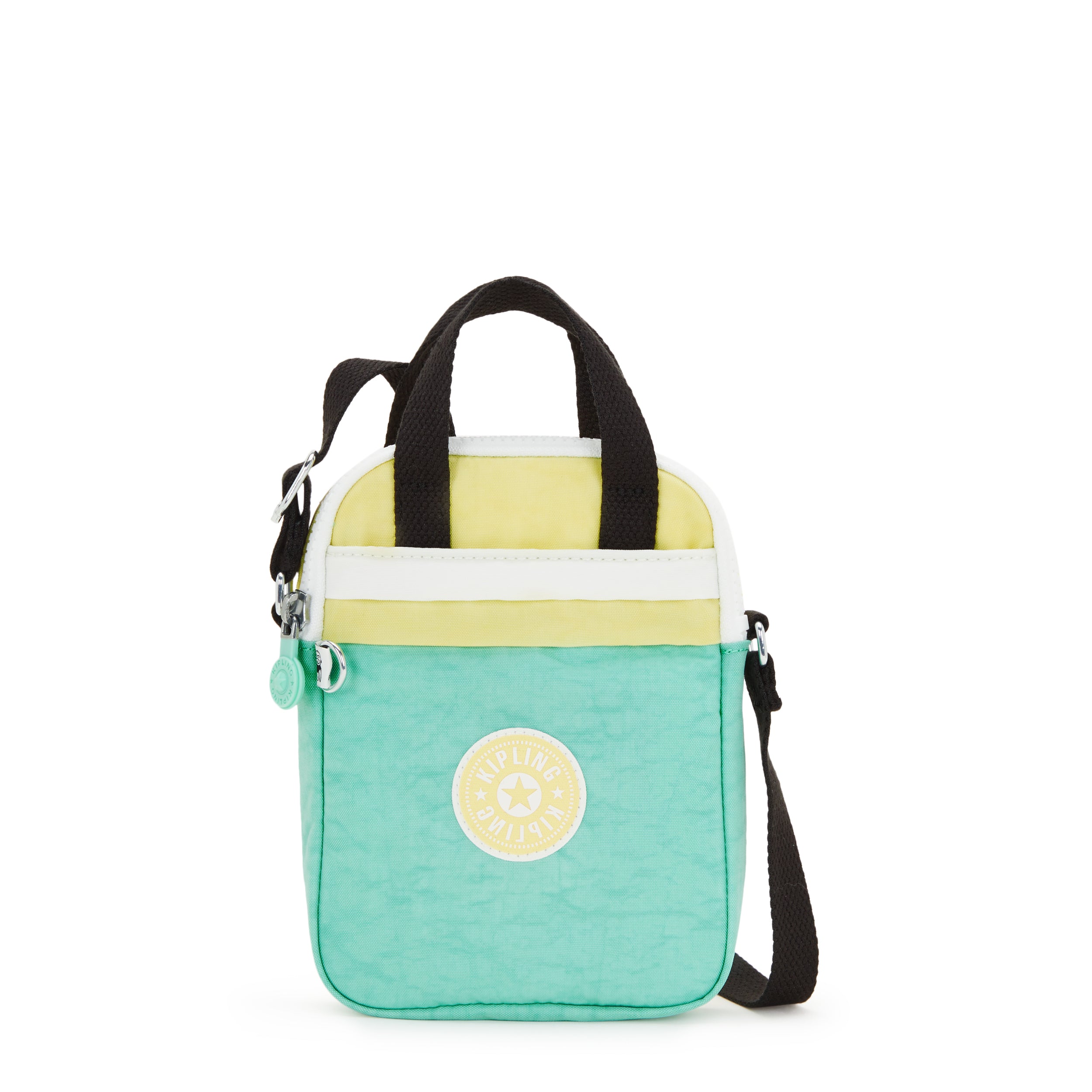 KIPLING-Levy-Small Crossbody with Zipped Closure & Top Ha-Lively Teal-I5459-1HS