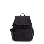 KIPLING-City Zip S-Small Backpack with Adjustable Straps-Signature Emb-I5634-K59