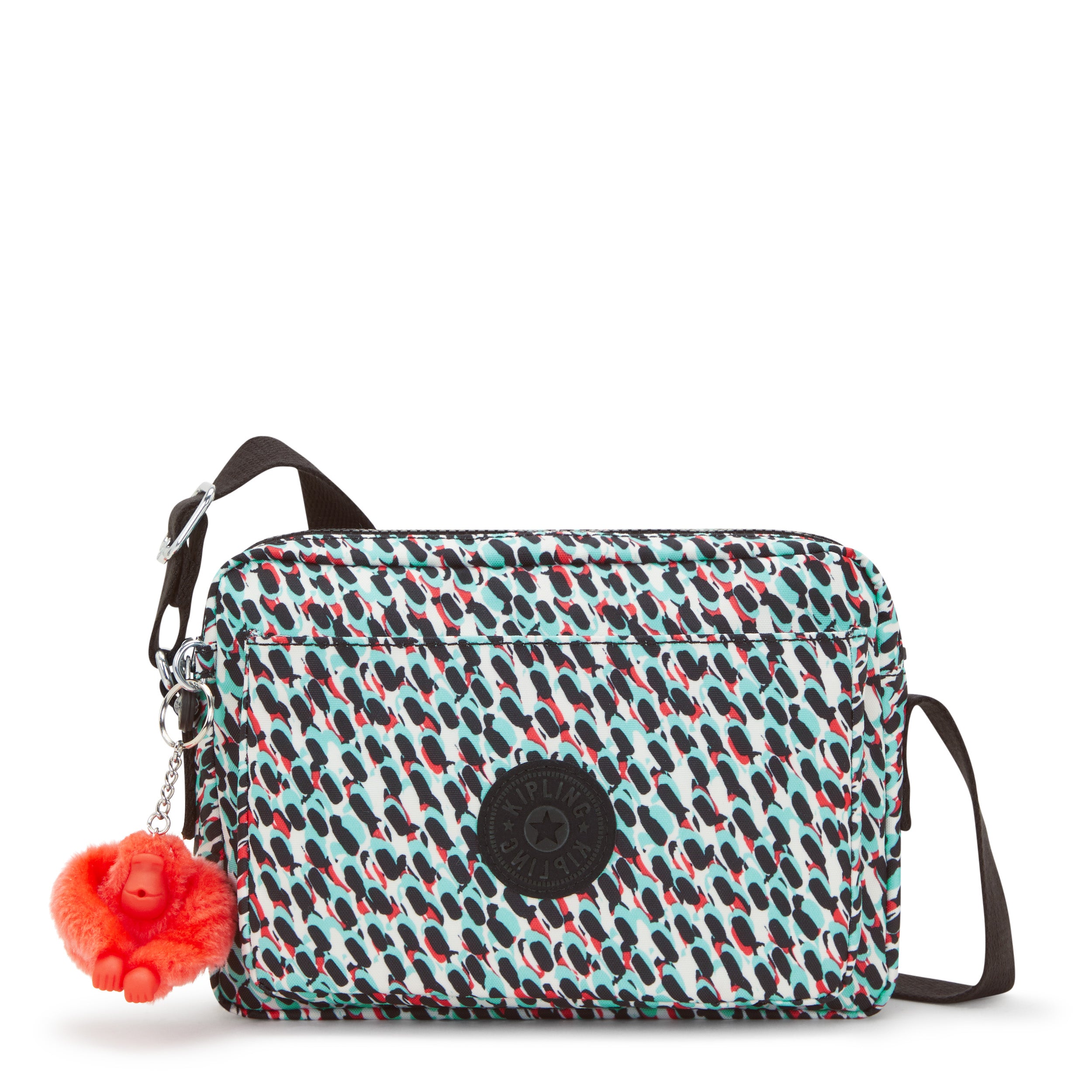 KIPLING-Abanu M-Medium crossbody-Abstract Print-I6237-GN6