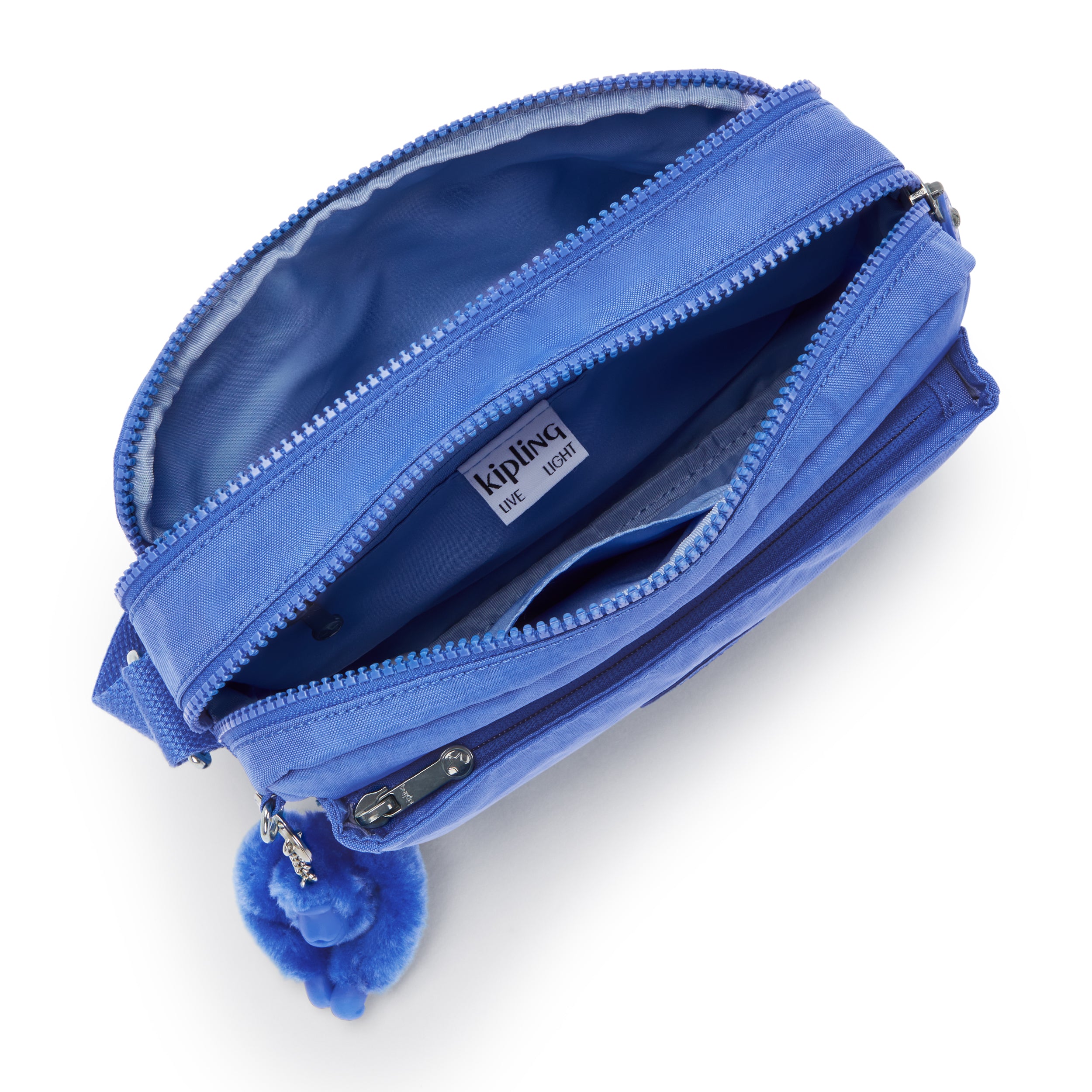 حقيبة كتف متوسطة الحجم من كيبلينج أبانو إم، لون أزرق هافانا، C2I7076-JC7