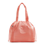 KIPLING-Elmar-Medium Drawstring Tote-Peach Glam-I7270-S7W