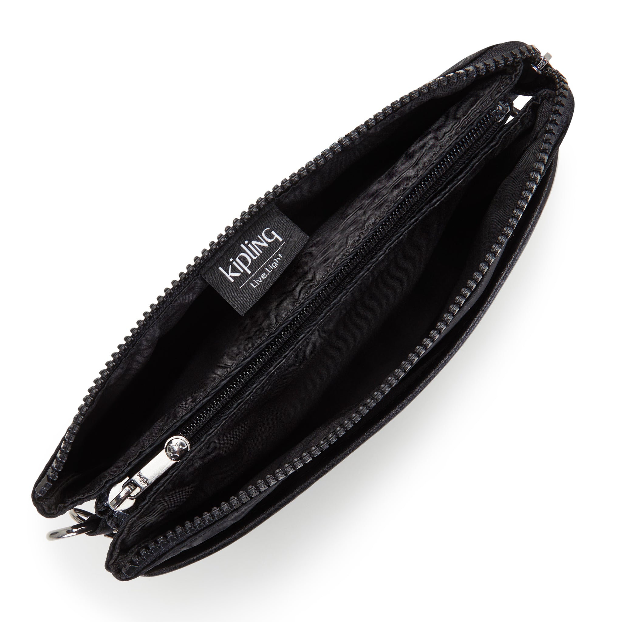 حقيبة كيبلينج ريري إندلس سوداء كبيرة مع حزام كروس بودي C2I7679-TB4
