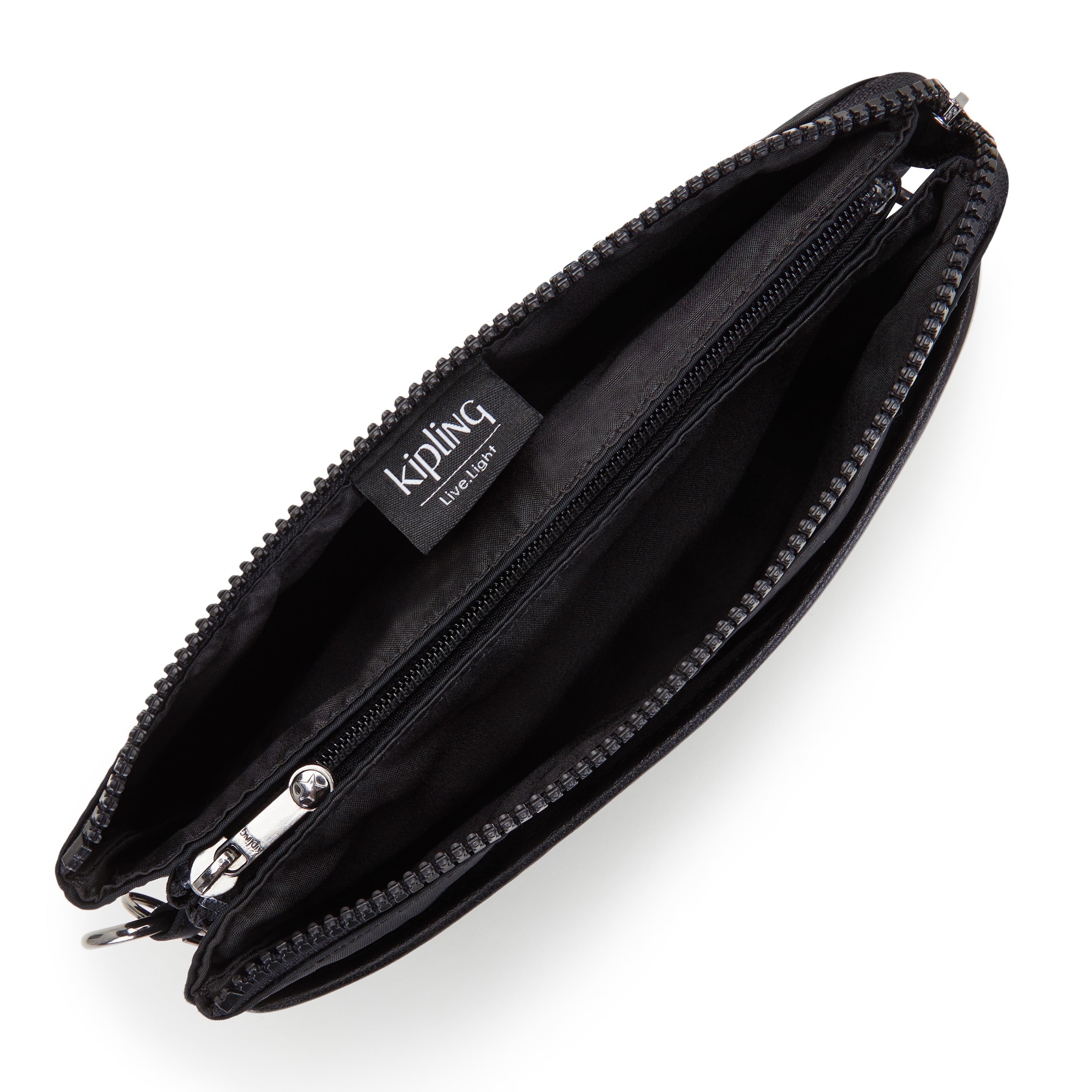 حقيبة كيبلينج ريري إندلس سوداء كبيرة مع حزام كروس بودي C2I7679-TB4