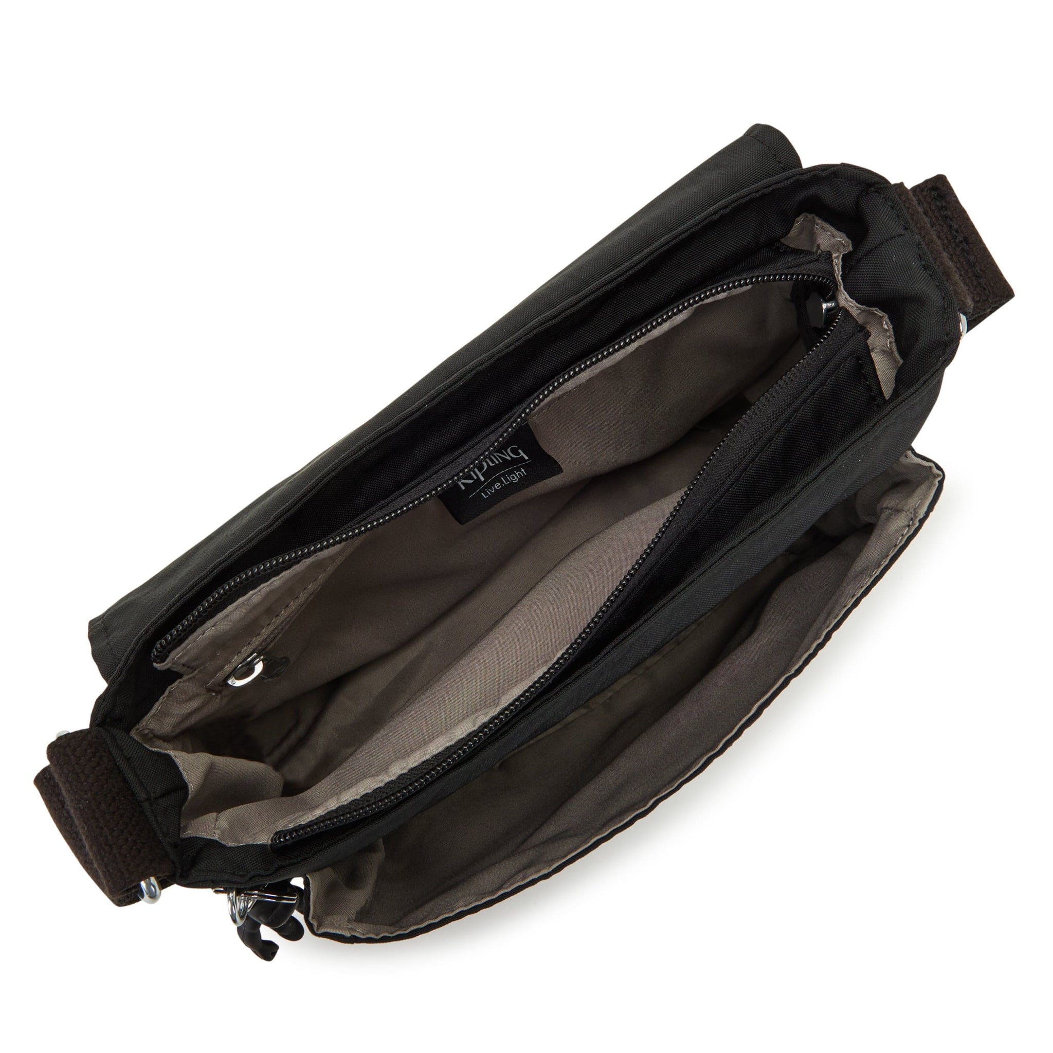 حقيبة كتف متوسطة الحجم من كيبلينج لورين إم، لون أسود، C2I7729-P39