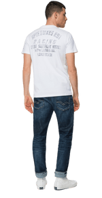 تي شيرت Replay برقبة دائرية مع خدوش