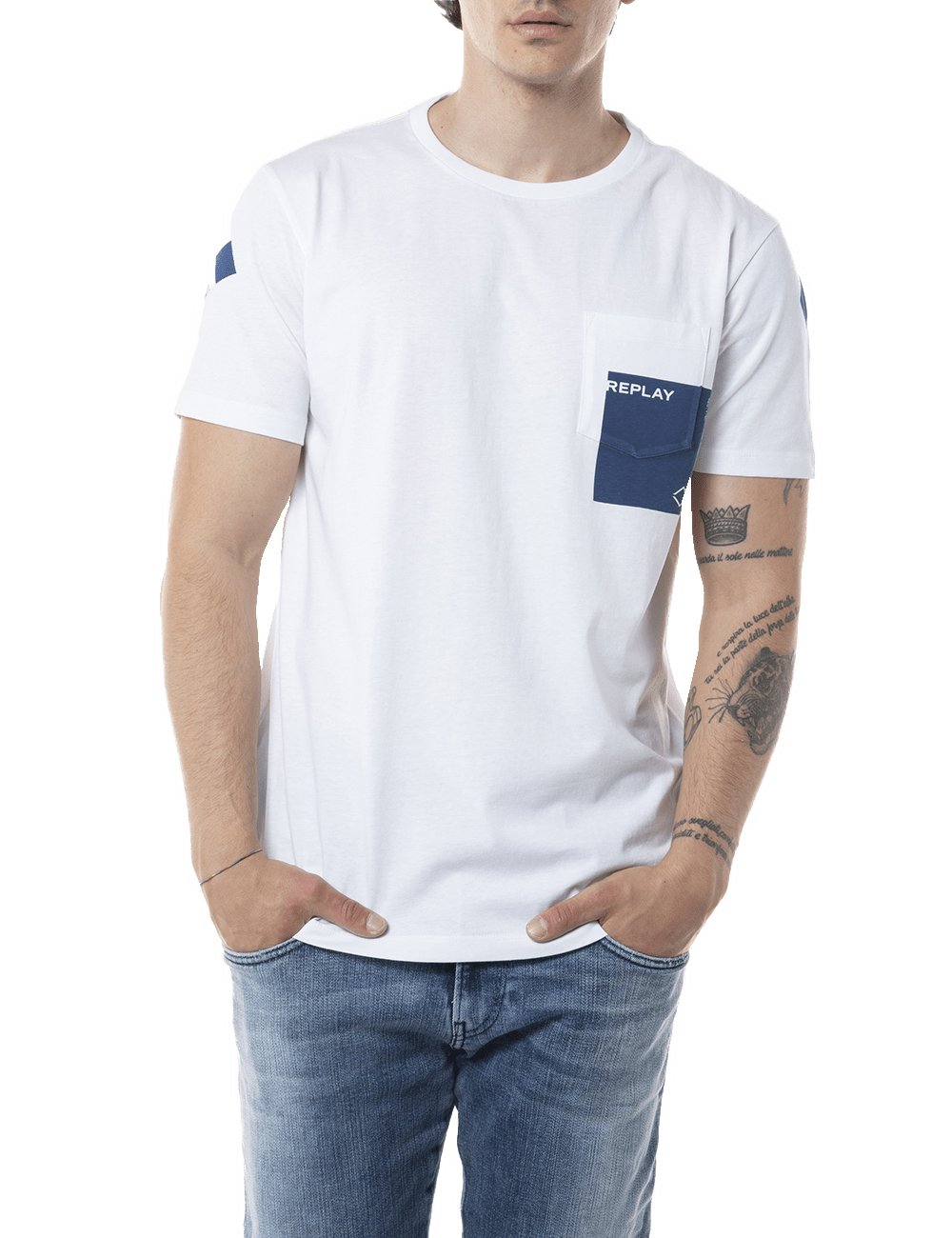 Replay T Shirt Basic Jersey