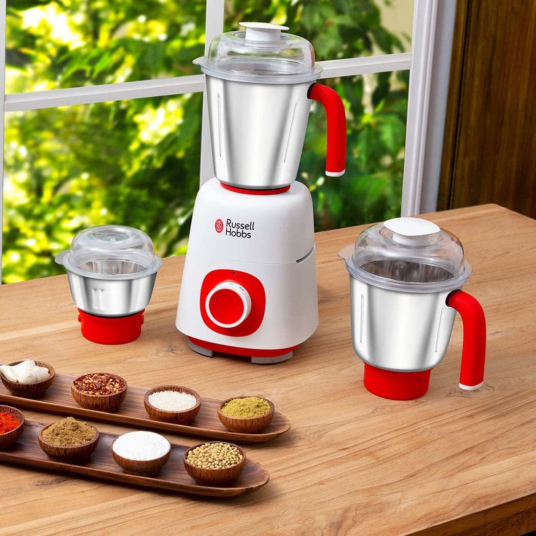 خلاط ومطحنة راسل هوبز 3 في 1 بقوة 550 واط