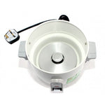 طباخ أرز إلكتروني/سخان 0.6 لتر، أبيض