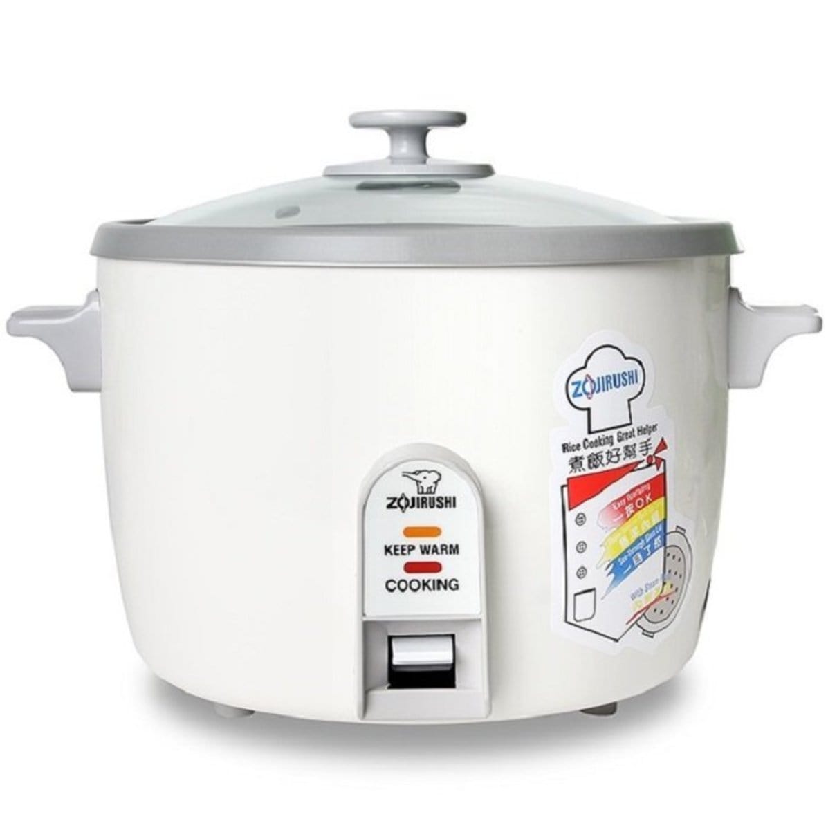 Electronic Rice Cooker And Warmer 1.8 Litre  White